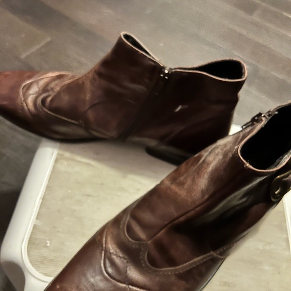 Mens leather boots - Picture 2 of 5